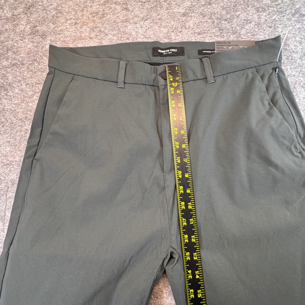 Kenneth Cole Smoked Spruce Tapered Fit Workout Pants Mens 34x32 K09D82SSUB6 NWT - Picture 2 of 12